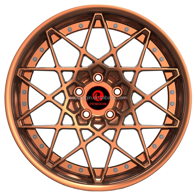 Custom Three Piece Luxury 19 Inch Passenger Car Auto Accessories 22 More Other Parts Aluminum Alloy Forged Wheels 5x112 Rims