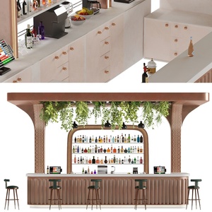 Mostrador de Bar de hotel personalizado Diseño Mostrador de Bar de cóctel comercial - Product Image 4
