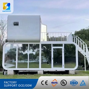 Conteneur Space Apple Luban 20/40 pieds modulaire prêt à expédier <span class=keywords><strong>en</strong></span> Thaïlande, préfabriqué, <span class=keywords><strong>petit</strong></span>, portable, cabane de <span class=keywords><strong>jardin</strong></span> <span class=keywords><strong>en</strong></span> bois, maison - Product Image 4