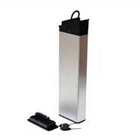 Caja de Batería Oculta para Bicicleta Eléctrica ALX107, 36V-72V 18650/21700, Aleación de Aluminio de Alta Calidad + ABS/PC Reforzado, Absorción de Impactos, Personalizable