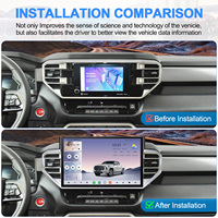 NaviHua Upgrade Autoradio Android 14,6 pouces, système multimédia Carplay Auto, GPS DSP, unité principale pour Toyota Tundra Sequoia 2022-2024