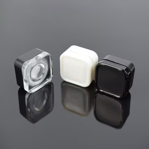Cung cấp ổn định Nhà cung cấp bán buôn Lọ sáp thủy tinh CBD tập trung bao bì 5ml 7ml 9ml nắp trẻ em thủy tinh vuông DAB Jar - Product Image 3