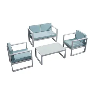 Factory Wholesale Sectional Set Design Modern Furniture Garden Outdoor Aluminum Sofa