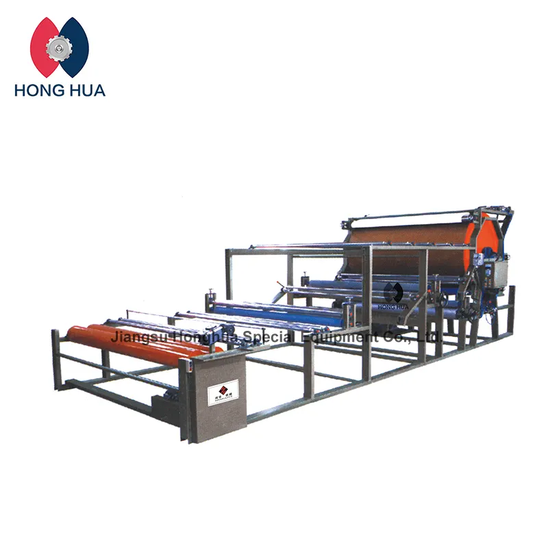 Honghua otomatik su tutkal EVA PVC deri örgü kemer tipi laminasyon makinesi
