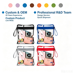 BSCI Custom <strong>Festival</strong> Gift <strong>Women</strong> Stadium Cross Body <strong>Bag</strong> Small PVC Neck <strong>Bag</strong> Clear Crossbody Purse <strong>Bag</strong> - Product Image 2