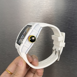 Reloj de Cuarzo Deportivo Resistente al Agua <span class=keywords><strong>RM</strong></span> <span class=keywords><strong>88</strong></span> con Esfera Smiley Element Premium para Hombre, Estilo Richard, Forma de Barril - Product Image 6