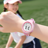 Montre numérique pour enfants Mingrui Factory OEM ODM, impression personnalisée, imperméable, sportive, mignonne, tendance, fonction d'alarme LED, pour étudiants