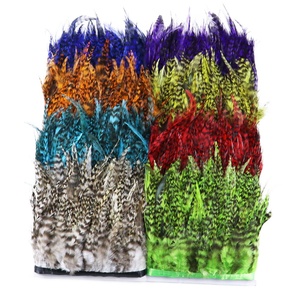 Plumas de Faisán Naturales Teñidas de 4-6 Pulgadas, Adorno de Plumas de Gallo <span class=keywords><strong>Chinchilla</strong></span>, Flecos para Manualidades, Bodas, Carnaval, <span class=keywords><strong>Precio</strong></span> de Fábrica - Product Image 1