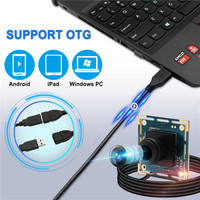 Módulo de cámara USB de alta resolución de 8MP HD UVC MJPEG para Windows