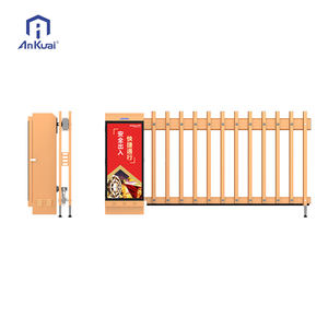 Barrière de stationnement automatique à télécommande 24V CC <span class=keywords><strong>homologuée</strong></span> CE, barrière publicitaire avec bras de clôture - Product Image 2