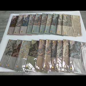 Bufandas islámicas musulmanas al aire libre bordado árabe 10cm bufanda Shemagh para hombres mujeres Hijab Kuffiyehs 55x55 pulgadas yemení - Product Image 5