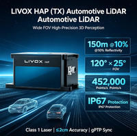 Livox Série HAP LiDAR Haute Précision Longue Portée 150m Portée de Détection IP67 Longueur d'Onde 905nm Haute Résolution 120