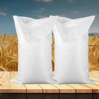 Sacs de raphia circulaires recyclés SGGlobal sacs tissés en polypropylène efficaces pour l'emballage de graines de farine de riz et de blé en PP