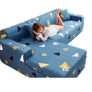 Funda de Sofá Elástica de Seda de Leche, Cubre Todo, Estilo Nórdico para las Cuatro Estaciones, Lavable, para Sofá Seccional, Poliéster/Algodón Orgánico - Product Image 1