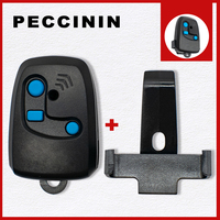 Télécommande de porte de garage PECCININ 433MHz avec clip transmetteur de porte PECCININ 3C Code roulant 433.92mhz