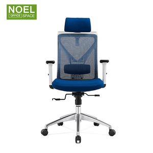 <span class=keywords><strong>Fauteuil</strong></span> de bureau pivotant confortable à dossier haut en maille avec accoudoirs 3D réglables – Chaise de bureau ergonomique - Product Image 2