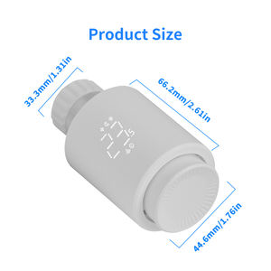 Tête programmable intelligente Tuya ZigBee3.0 ABS PC avec contrôleur de température de vanne de radiateur <span class=keywords><strong>thermostatique</strong></span> à commande vocale <span class=keywords><strong>Alexa</strong></span> - Product Image 5