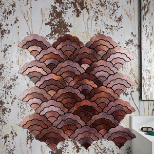 Foshan stile moderno colore bronzo verde forma di nuvola di alluminio PlasticTile mosaico buccia e bastone - Product Image 1