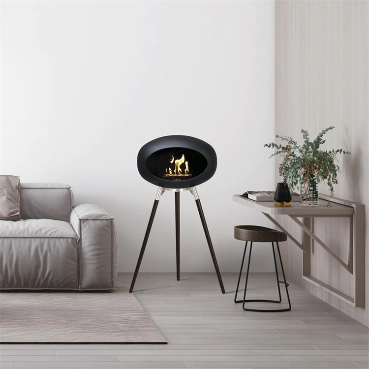 Cocoon Hanging Bioethanol Fireplace Real Flame Ethanol Burner