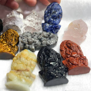 ガネーシャ宝石クリスタルヒンドゥー教の神々混合素材クリスタル生ガネーシャ像クリスタル - Product Image 6