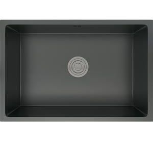 Hot selling handmade stainless steel square embedded nano surface scratch resistant kitchen sink - Product Image 4