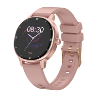 Montre connectée mini TKYUAN avec écran AMOLED HD de 1,04 pouce, appels Bluetooth, étanche IP68, suivi d'activité, moniteur de fréquence cardiaque