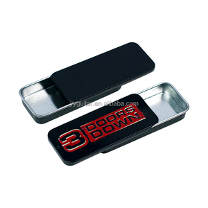 2025 mới tùy biến hình chữ nhật xách tay Nut sô cô la/công cụ làm đẹp lưu trữ tùy chỉnh kích thước/màu <span class=keywords><strong>mini</strong></span> trượt hộp thiếc - Product Image 2