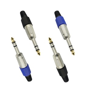 ปลั๊กเสียงสเตอริโอขนาด 6.5 มม. แบบเชื่อมต่อ 6.35 มม. ขั้วต่อไมโครโฟนแบบสามขาสำหรับสายสัญญาณเสียงและมิกเซอร์คอนโซล - Product Image 2