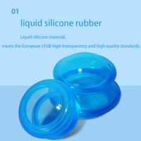 L'ensemble de ventouses en silicone médical chinois traditionnel utilise une pression négative sous vide pour maintenir les soins de santé pour le corps et le visage