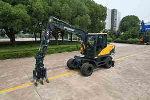 Excavatrice diesel Hyundai HW80 d'occasion en excellent état de fonctionnement, prix compétitif en vente - Product Image 4