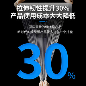 Stretch Wrap Film 50cm Wide Ldpe Transparent Heavy Duty For Pallet Packaging Factory Use Smooth Surface Strong Tensile - Product Image 3