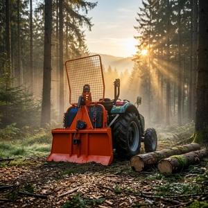 Débardoir robuste 15 CV <span class=keywords><strong>pour</strong></span> <span class=keywords><strong>tracteur</strong></span> avec câble de 70 m et attache CAT <span class=keywords><strong>pour</strong></span> la coupe du <span class=keywords><strong>bois</strong></span>, la fendilleuse <span class=keywords><strong>à</strong></span> <span class=keywords><strong>bois</strong></span> et la remorque - Product Image 1