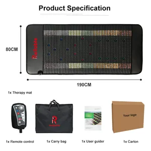 Reliable Low EMF PEMF Magnetic Therapy Mat Customized Amethyst Far Infrared PEMF Device Mattress