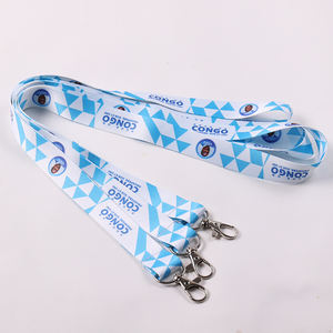 Groothandel politieke campagne lanyards met logo, polyester ID-lanyards voor grootschalige campagne-evenementen - Product Image 1
