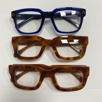 Déstockage de montures de lunettes vintage en acétate épais, montures de lunettes optiques pour hommes et femmes, vente en gros mixte