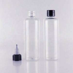 Empty Hair Oil Applicator/Sauce/pigment PET Plastic Bottle Squeeze Bottle Cap With Twist Lid <b>Long</b> <b>Nose</b> Pointed Plastic Cap - Product Image 1