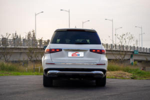 Kit carrosserie pour <span class=keywords><strong>Mercedes</strong></span> Benz GLS X166 2015-2019, mise à niveau vers le style <span class=keywords><strong>Maybach</strong></span> GLS X167 2024 avec capot, ailes, pare-chocs, calandre, couvercle de coffre - Product Image 3