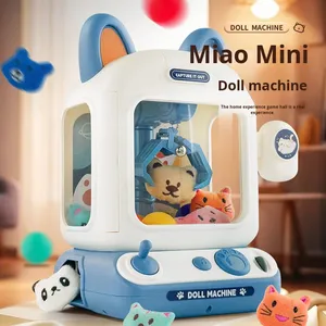 Personalizzato educativo Mini elettrico Clawing Doll Machine afferrare secchio giocattolo torsione uova per 5-7 anni giochi di plastica - Product Image 3