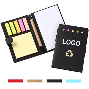 Wholesale <b>Notepad</b> With Stick Note Advertising Creativity With Pen Logo Print Memo Pad Notice Eco Friendly Notebooks - Product Image 1