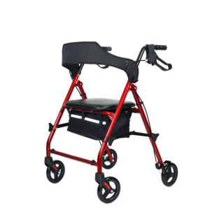 וולקר פלדה קלה וולקן פלדה עם מושב ובלמים יד ארבעה גלגלים רולר ווקר מניידות - Product Image 1