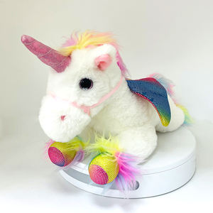 Nuevo diseño, <span class=keywords><strong>unicornio</strong></span> bonito rosa, varios estilos, juguete de peluche, juguete de animales realistas, juguetes de peluche - Product Image 2