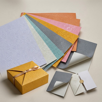 Papier Fantaisie Spécialisé en Gros pour Usine 787x1092mm, Papier Texturé Gaufré Nacré Doux au Toucher pour Emballage de Luxe de Marque
