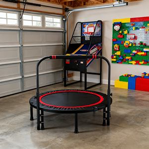 Trampoline rond de qualité supérieure pour la cour avec filet de sécurité et échelle assortie pour un accès <span class=keywords><strong>facile</strong></span> - Product Image 2