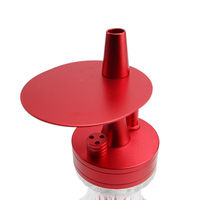 4 couleurs petit narguilé en verre set narguilé mini shisha vente en gros chicha complet portable hookah cup travel shisha with bag