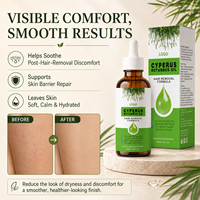 Aceite Depilatorio de Cyperus Rotundus al por Mayor, 60 ml, Suero Corporal Natural para una Piel Suave, Marca Privada OEM ODM