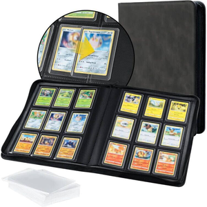 Carpeta Top Loader con 288 Fundas para Tarjetas INCLUIDAS, Carpeta Top Loader de 9 Bolsillos para Toploaders Rígidos de 3" x 4" - Product Image 6