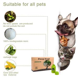 Wholesale Manufacturer Custom Biodegradable Dog Poop Bags Eco-Friendly Pet Waste Bag With Dispenser Leak-Proof <b>Compostable</b> - Product Image 5