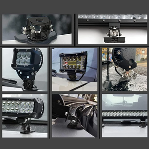 LED thanh ánh sáng gắn khung phổ điều chỉnh tự động động động cơ xe mui xe ánh sáng khung chủ làm việc ánh sáng kẹp khung - Product Image 6