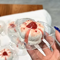 Squishy en forme de pain croisé à la confiture de fraises, jouet à presser à remontée lente, jouet anti-stress