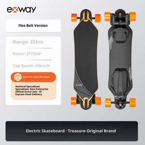 สกู๊ตเตอร์ไฟฟ้า Exway รุ่น Conan 350W ลิเธียม อะลูมิเนียม กันน้ำ สำหรับเดินทางในมหาวิทยาลัยและท่องเที่ยว - Product Image 5